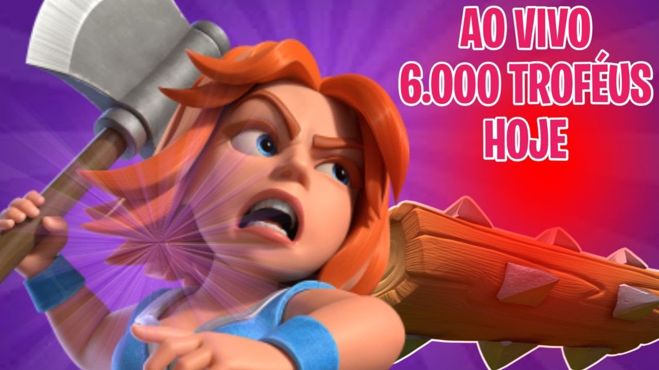 CLASH ROYALE AO VIVO! Bora subir trofeus hoje.