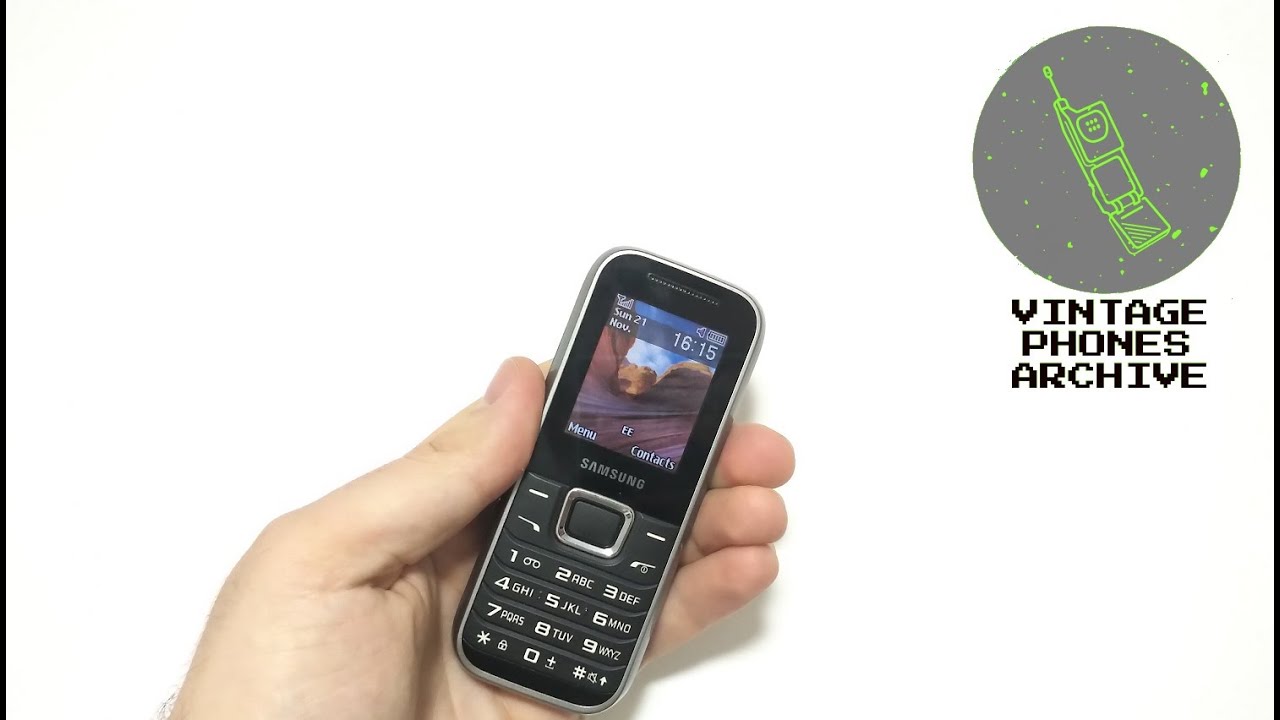 Samsung GT-E1230 Mobile phone menu browse, ringtones, games, wallpapers