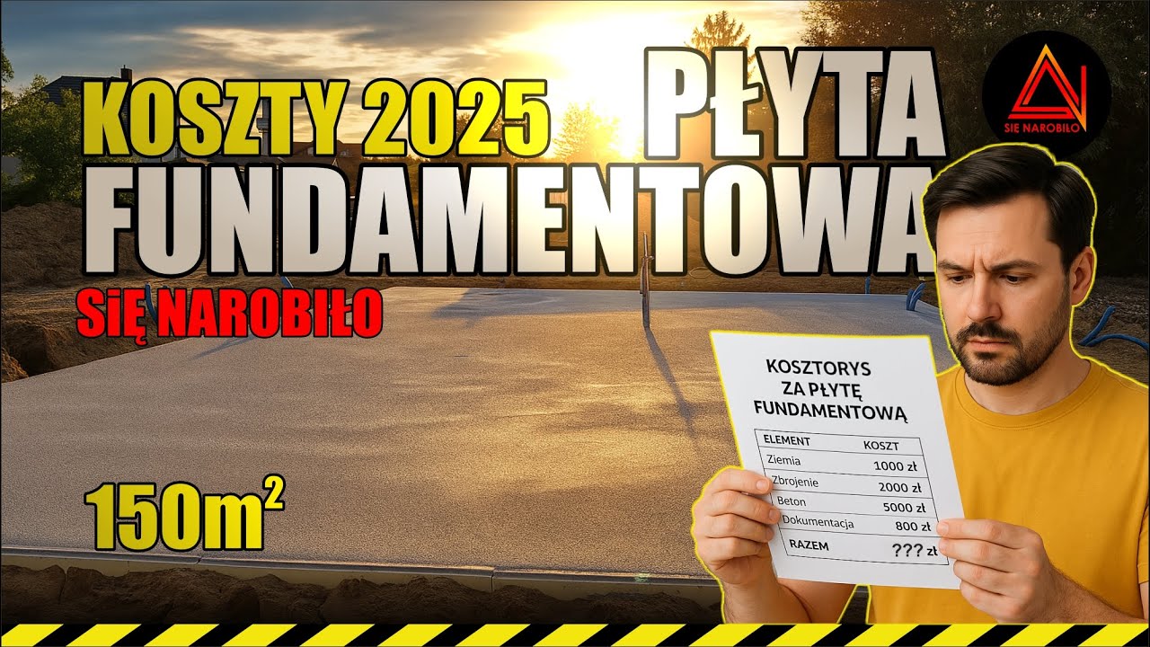 Płyta fundamentowa KOSZTY. Ile kosztuje płyta fundamentowa? Problemy i przestój na budowie #koszty
