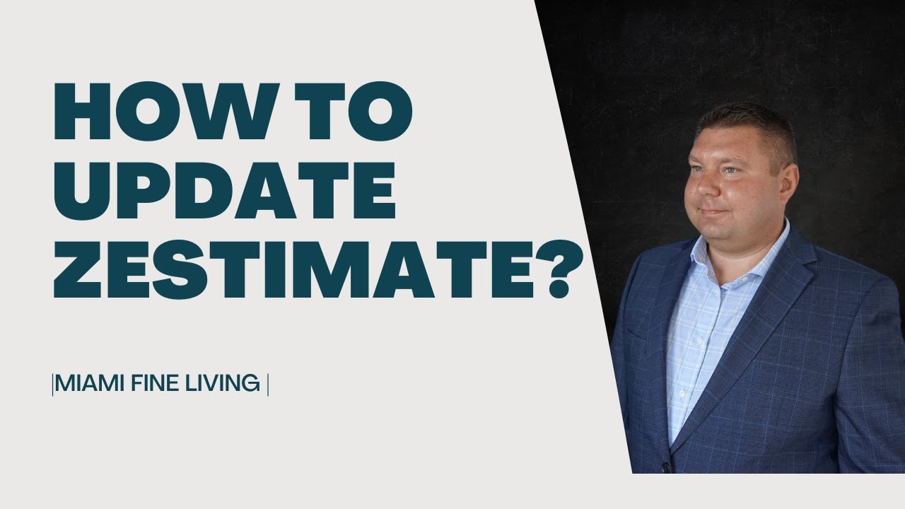 How to update Zillow zestimate?