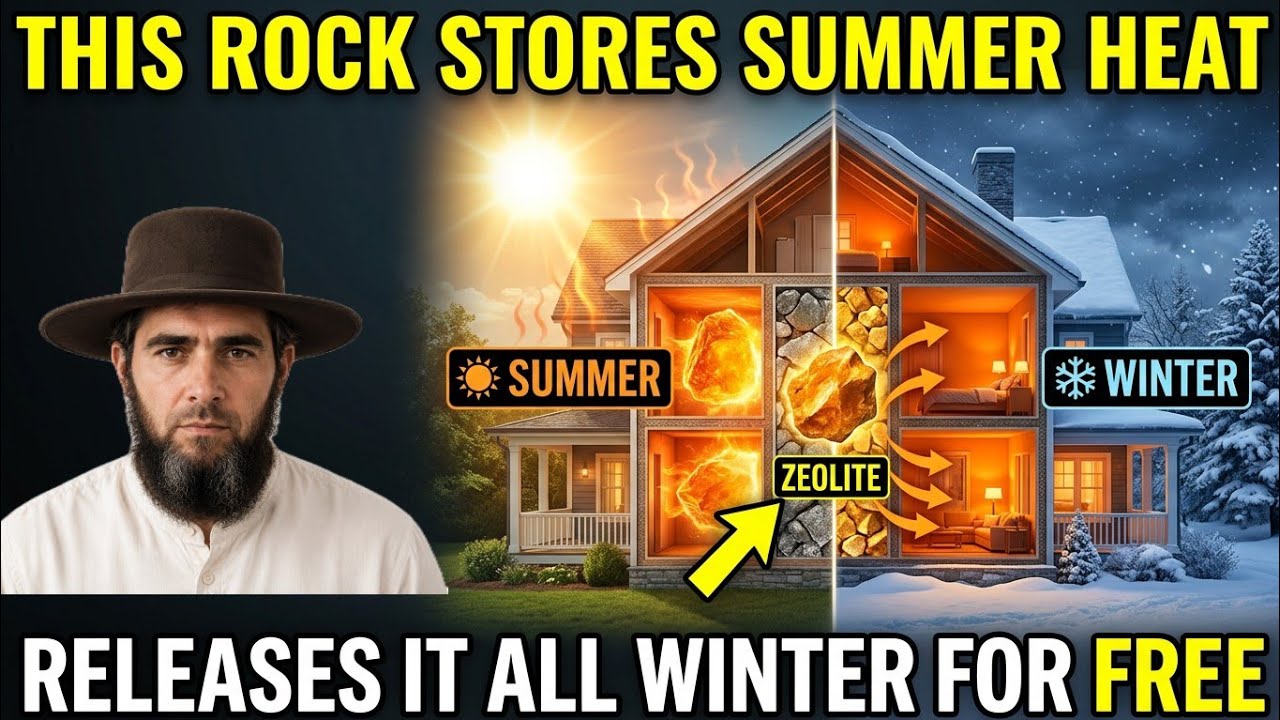 This Rock Stores Summer Heat for Winter &mdash; It Could Cut Your Heating Bills..zeolite heat storage 
