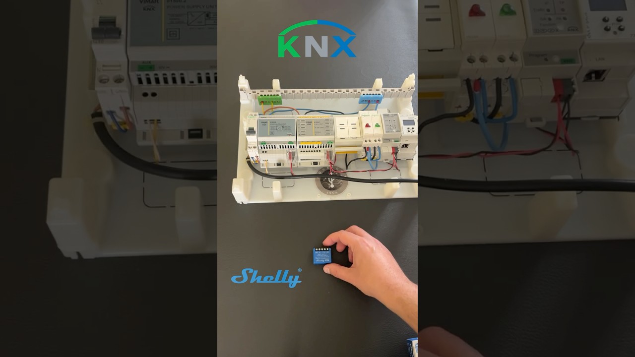 Shelly 1 Mini + KNX: Łatwa integracja inteligentnego domu! ⚡🏡 #knx #inteligentnydom #automatyzacj...
