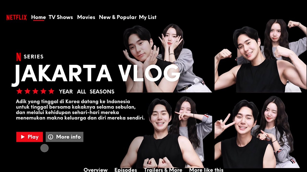 [🇮🇩🇰🇷Jakarta vlog] Adik dari Korea main ke sini 