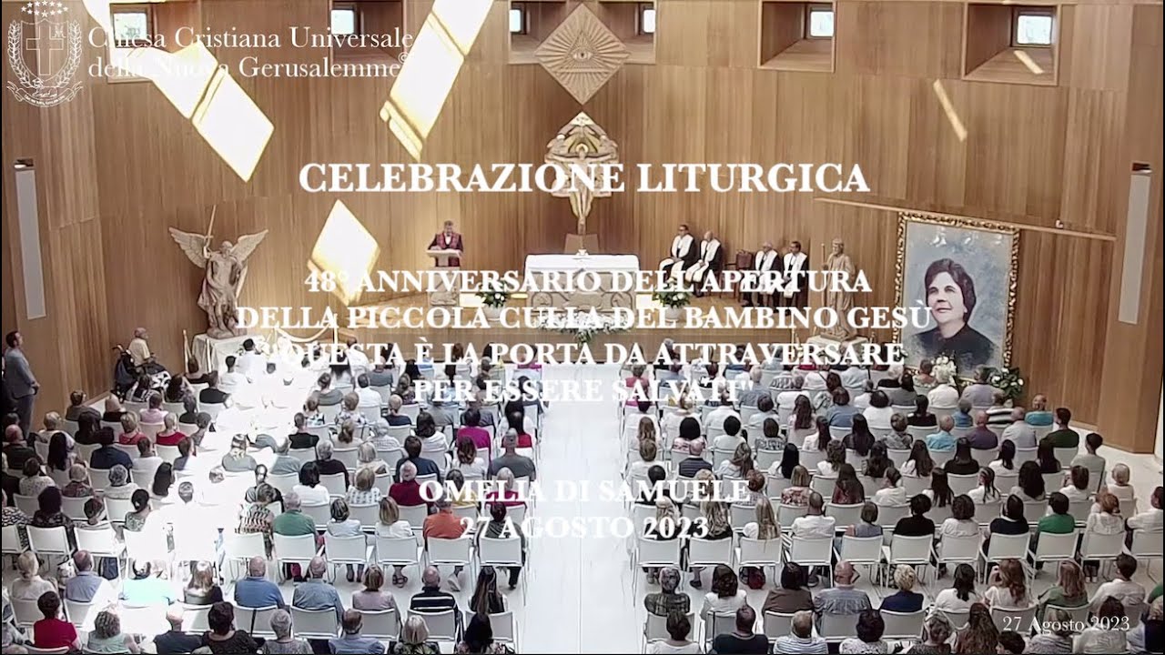 27/08/23 48° Anniv. Apertura Piccola Culla: 