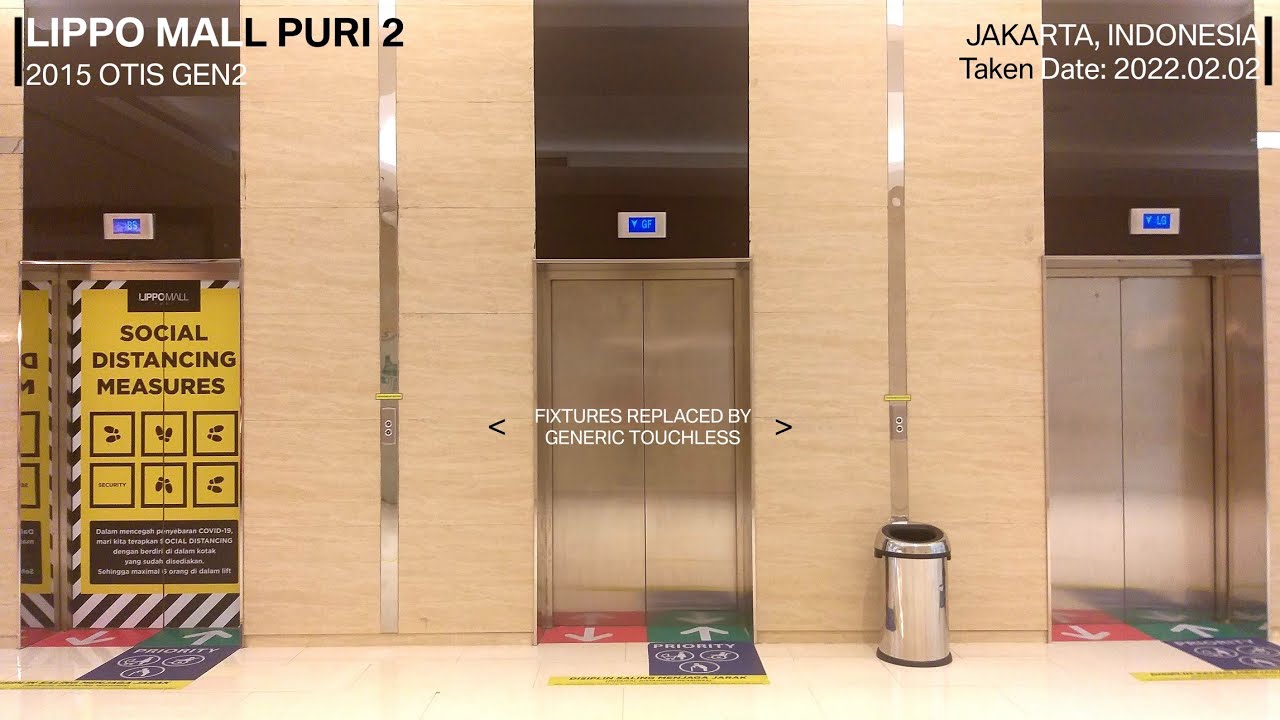 OTIS Gen2 Traction Elevator at Lippo Mall Puri 2, Jakarta