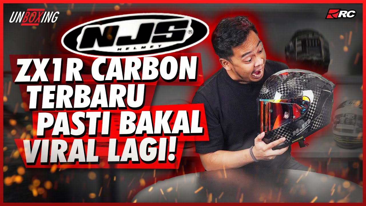 NJS ZX1R CARBON SPREADTOW ❗️ BOCORAN SERI FULLFACE CARBON TERBARU DARI NJS ❗️ - RC Unboxing -