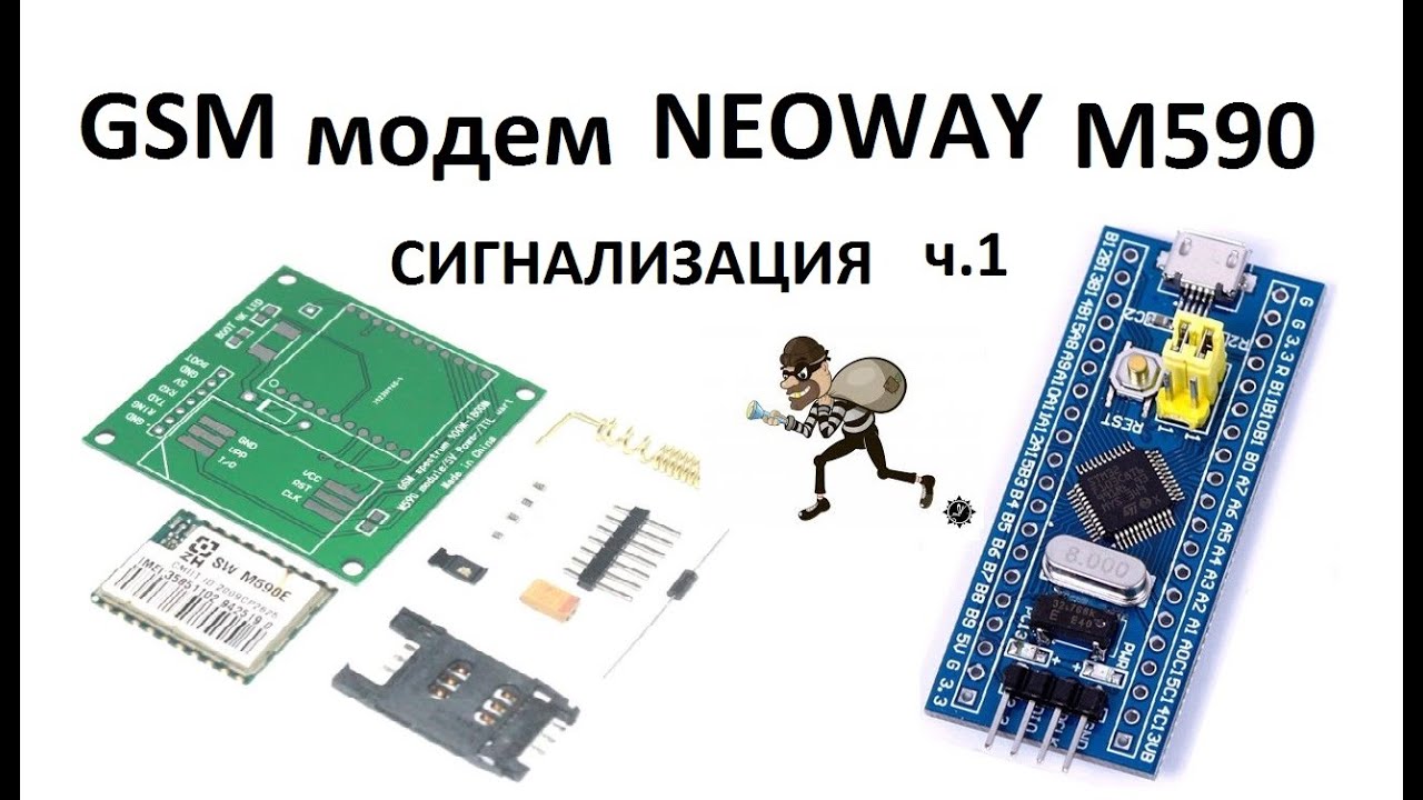 STM32 GSM модем M590 прием-передача по USART