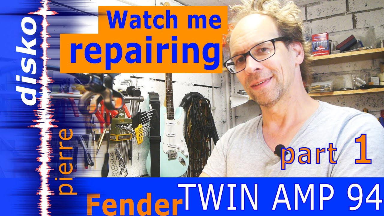 Fender Twin Amp 94 / Watch me repairing it bit by bit / extreme nerd factor / Part 1 of 2
