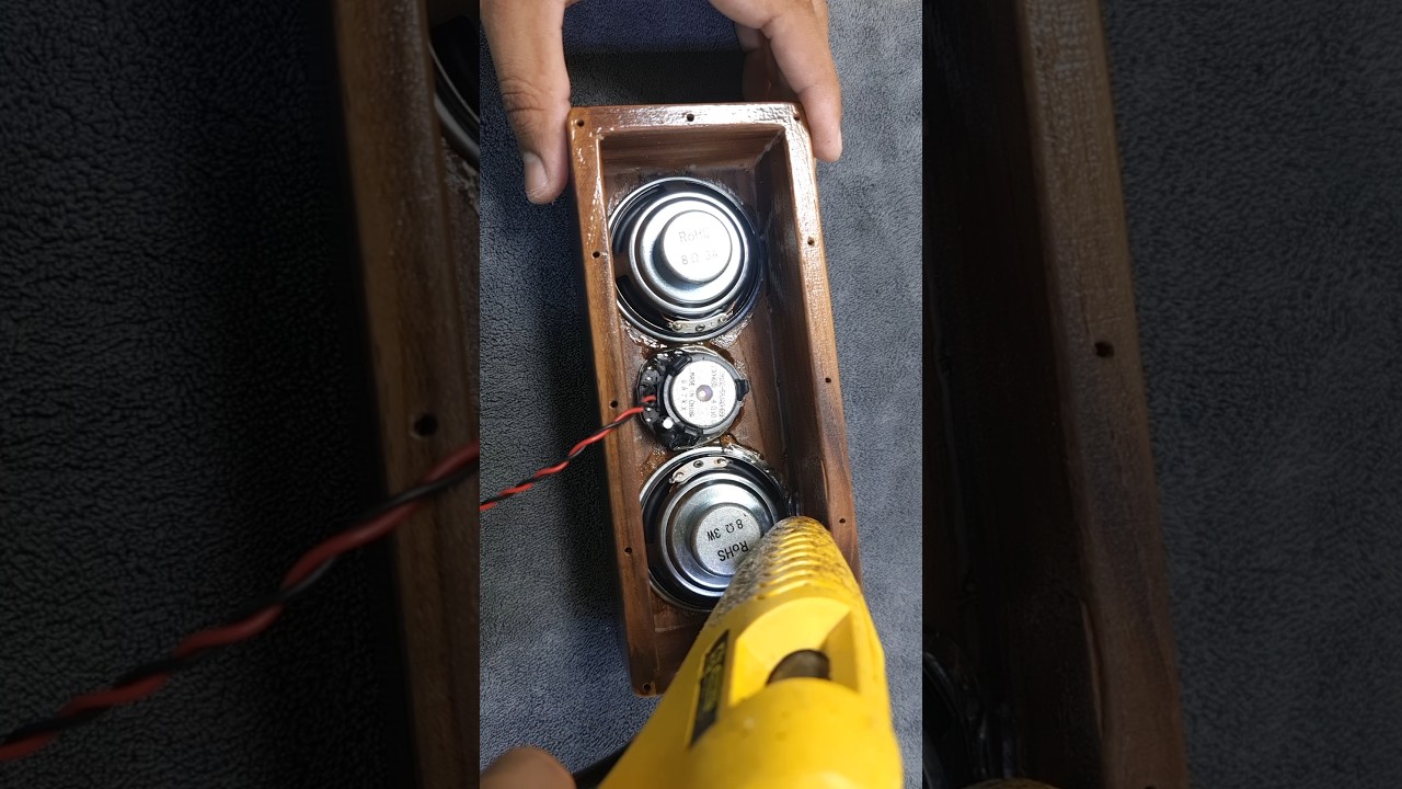 self speaker build diy audio project 10+10w Bluetooth part 4