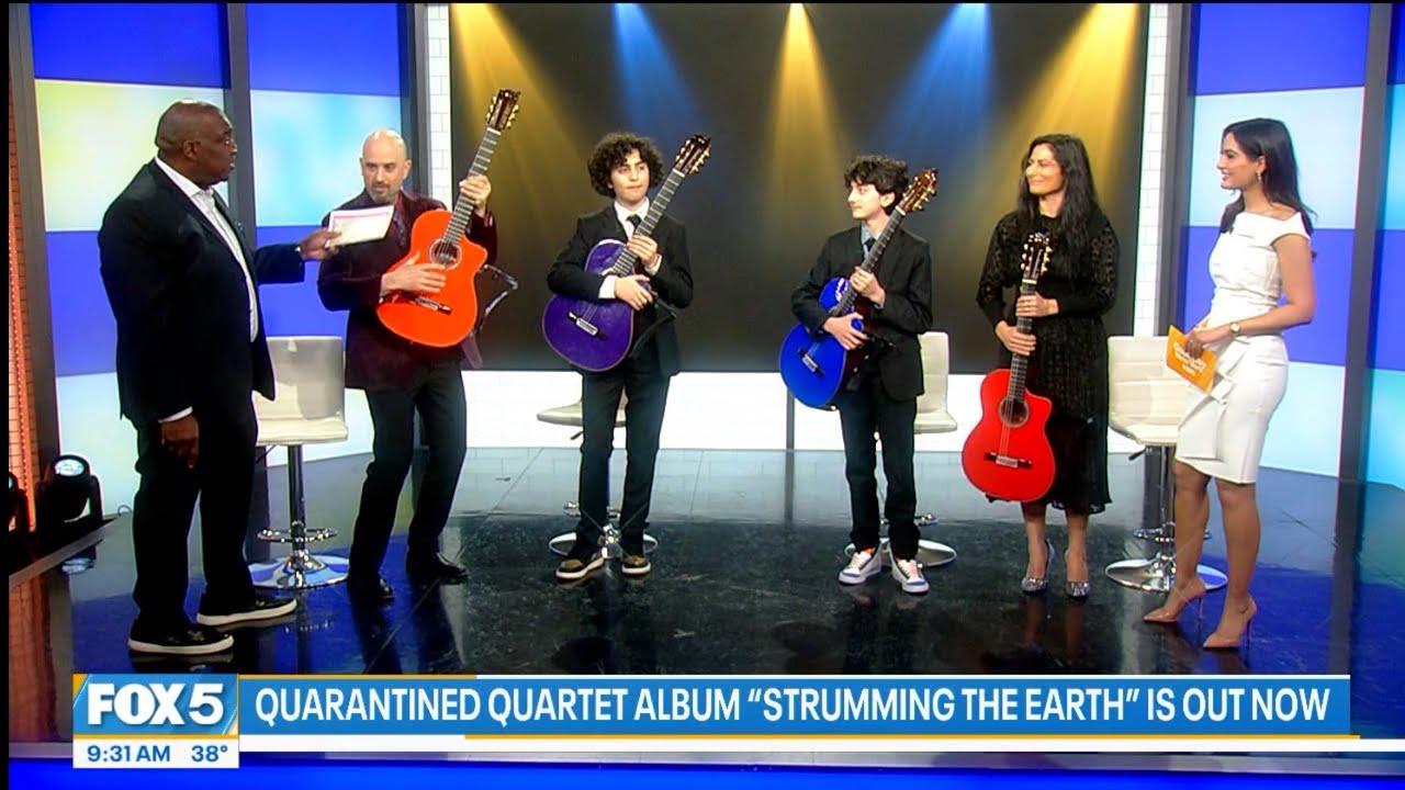 Quarantined Quartet performance and interview at Good Day New York on Fox 5!