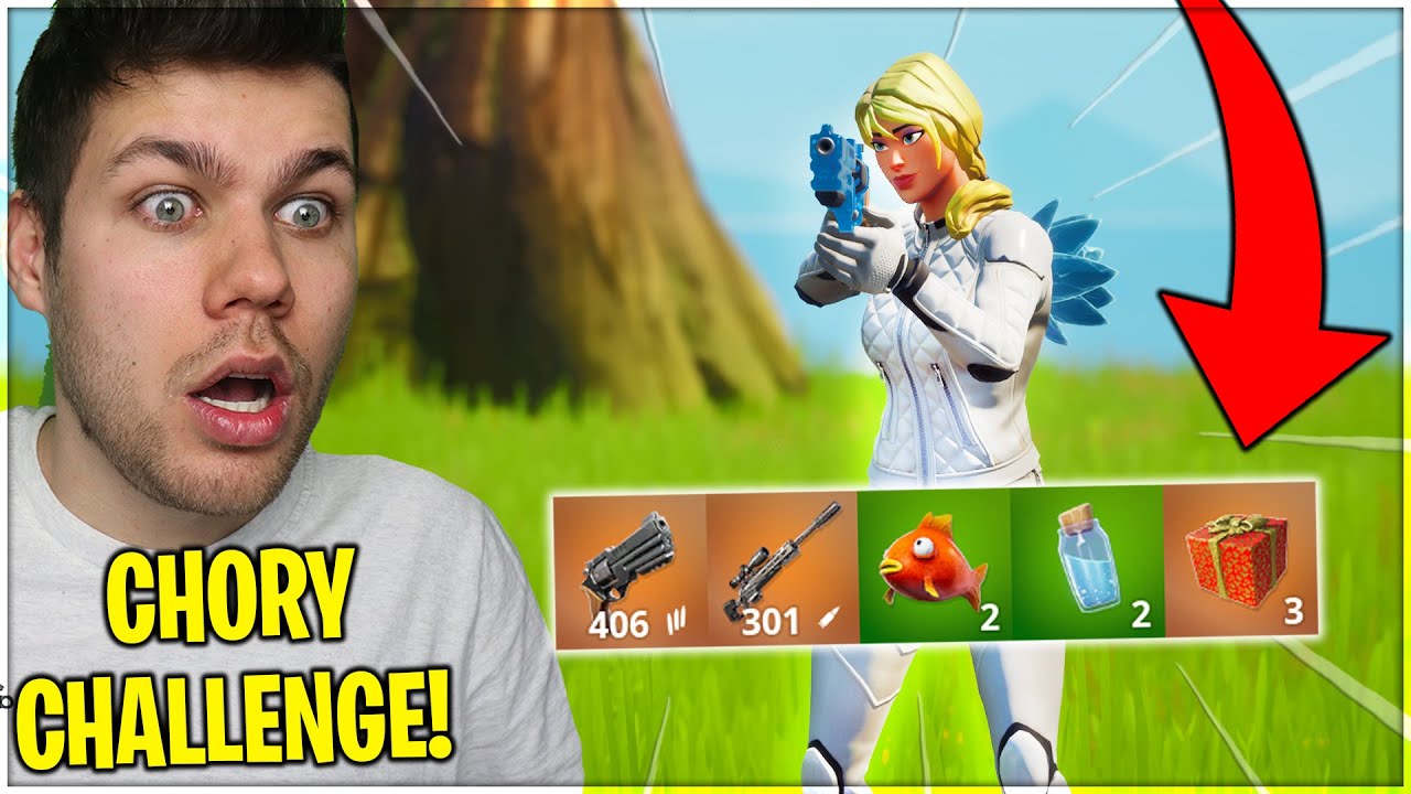 TYLKO LOOT Z PREZENTÓW URODZINOWYCH W FORTNITE! *mega ciężki challenge*