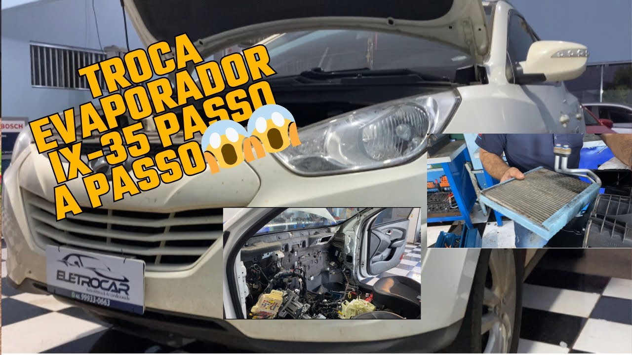 Troca Evaporador ar condicionado ix35 passo a passo