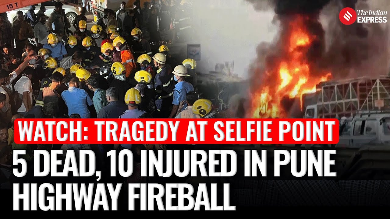 5 Killed, 10 Injured in Pune&rsquo;s Navale Bridge Crash &mdash; 8 Vehicles Involved at &lsquo;Selfie Point&rsquo;