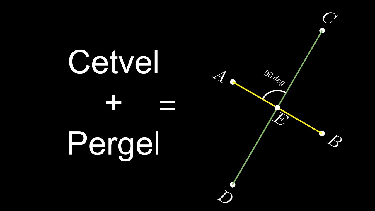 Sadece Pergel ve Cetvel Kullanarak Bir Doğrunun Dikmesini Nasıl Çizersin?
