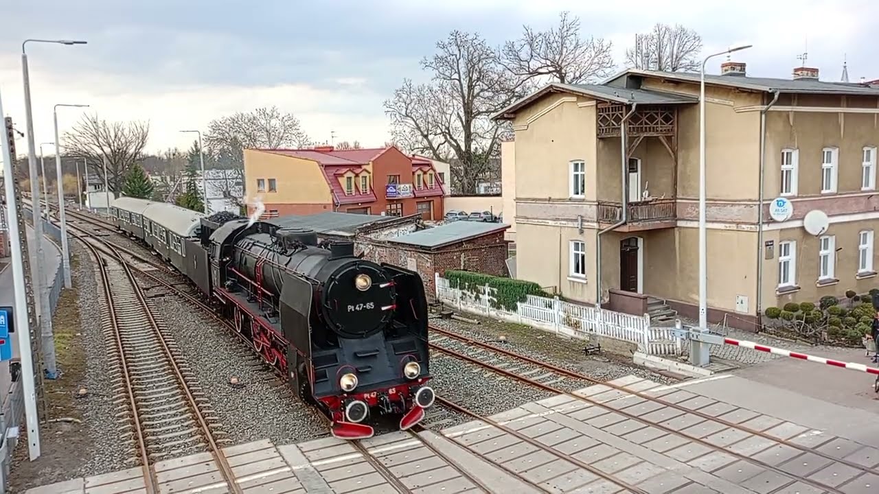 Pt47-65 z pociągiem osobowym 77385 / 77256. Zbąszyń Wolsztyn 11.03.2026r.