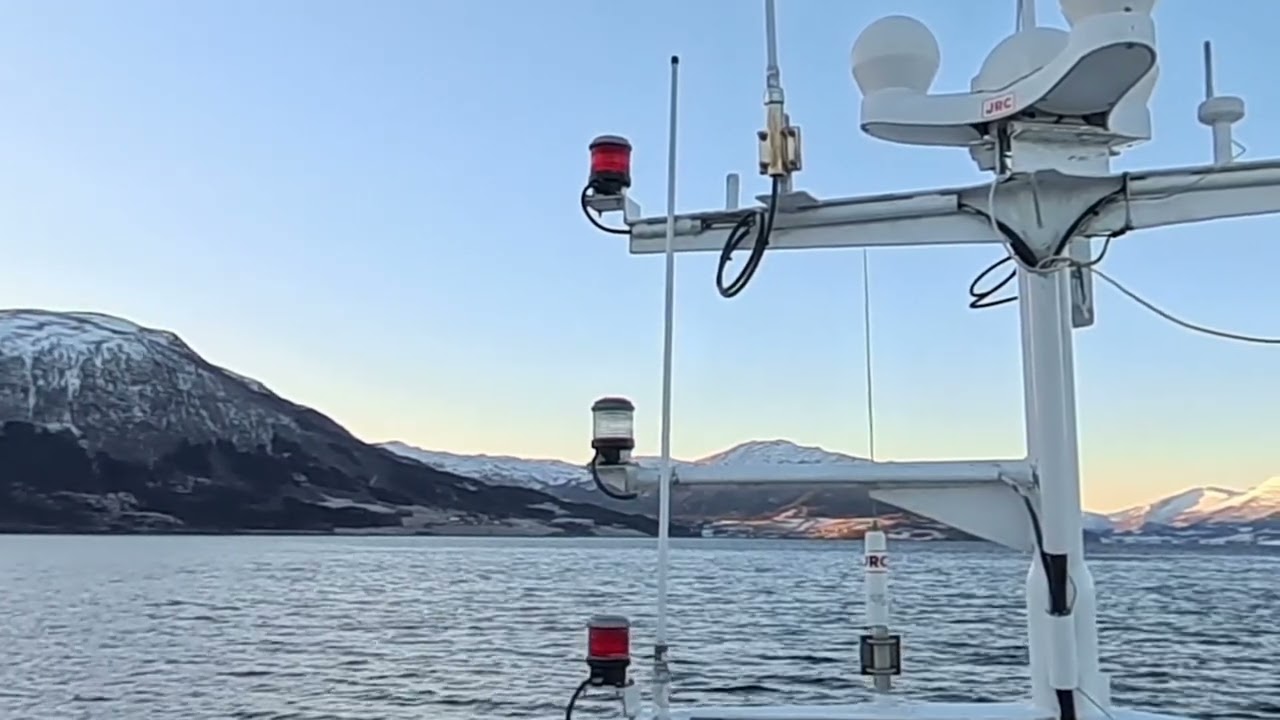 Norwegian Fjord Cruise by Boat (8 Knots) | Bergsøyfjord, Gjemnessund Bridge & Oil Platform