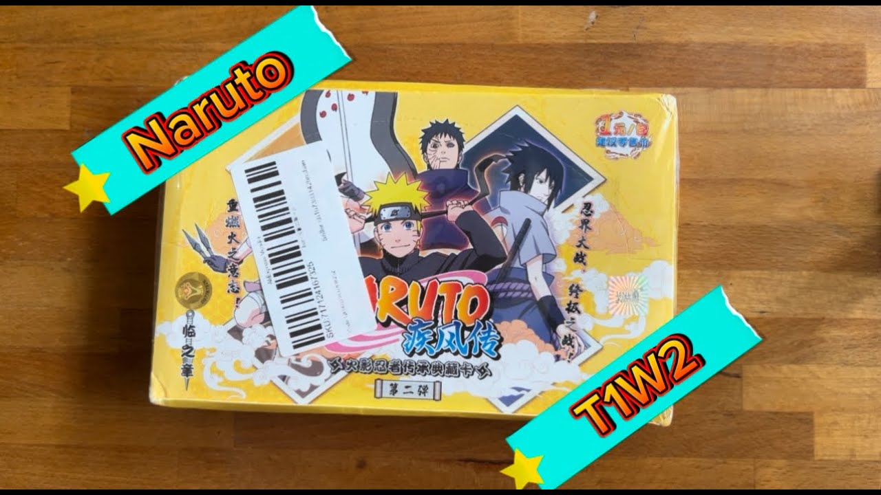 Naruto Kayou Cards - T1W2 Unboxing