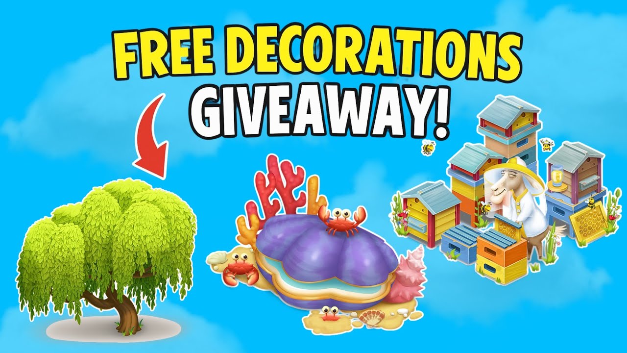 FREE Hay Day Decorations Giveaway | Win Weeping Willow, Bee Keeper & More!