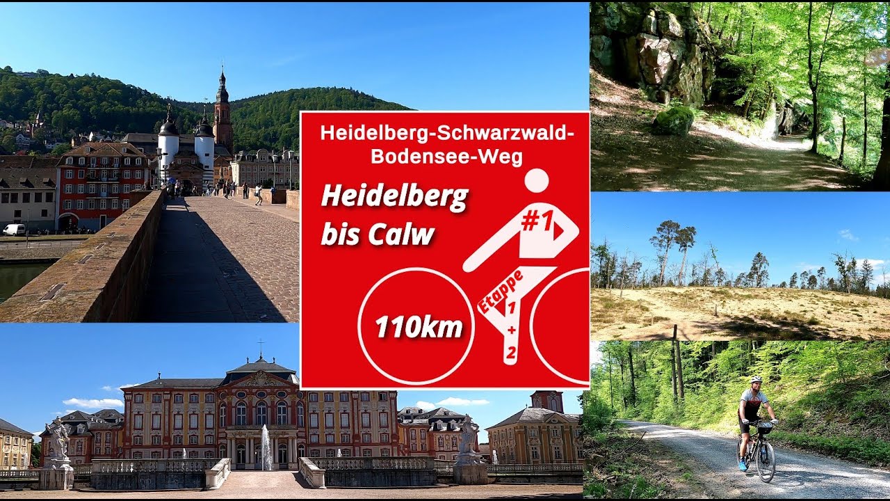 Heidelberg-Schwarzwald-Bodensee Radweg #1 - Heidelberg bis Calw