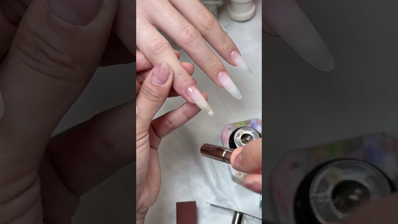 Holy Light Oracle A sense of high-end coldness.#Nail art tutorial#JINGnail Foshan Nail Art