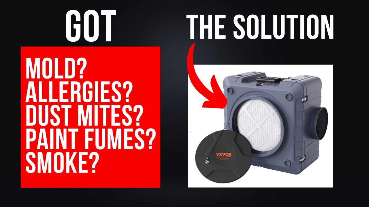 Vevor Air Scrubber Review | Best Budget Air Purifier for Mold, Renovation, and Dust Control