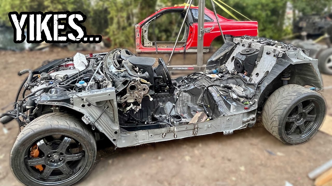 Мы столкнулись с большой проблемой при замене кузова R34 GTR...