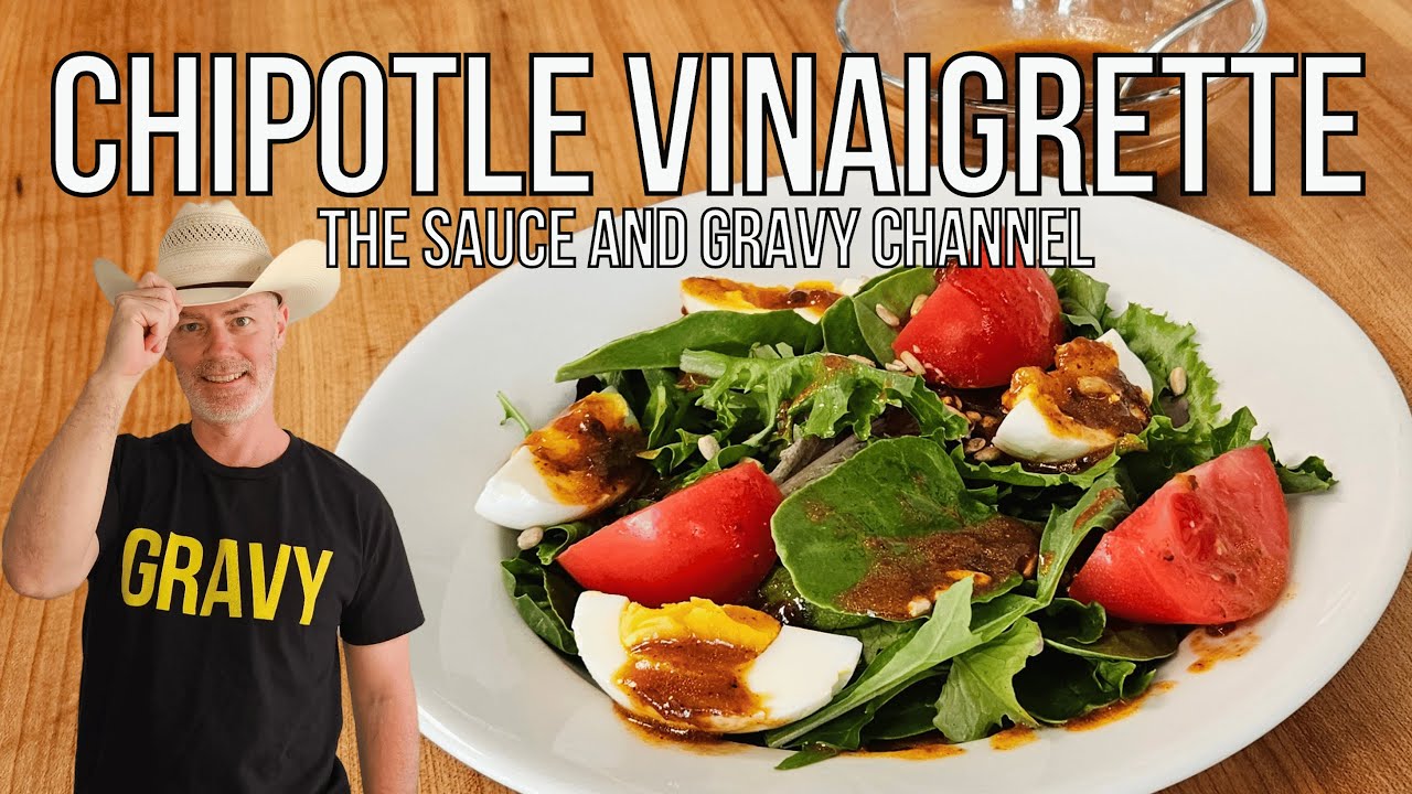 Chipotle Vinaigrette | How to Make Chipotle Vinaigrette | Vinaigrette Recipe | Spicy Salad Dressing