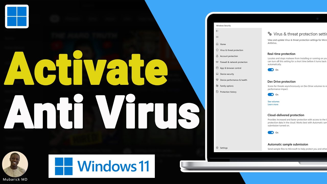 How to Turn On Antivirus on Windows 11 (Windows Defender) - Full Guide