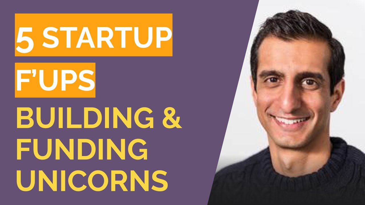 Harj Taggar, Y Combinator - 5 F'ups (& Learnings) from Building & Funding Unicorns