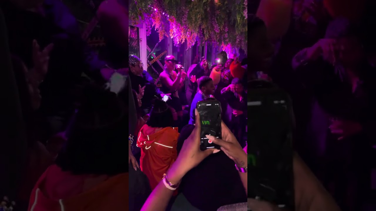 Ashanti sings to Nelly at Suite Lounge during I Love R&B Mondays #rnb #viral #atlnightlife #atlanta
