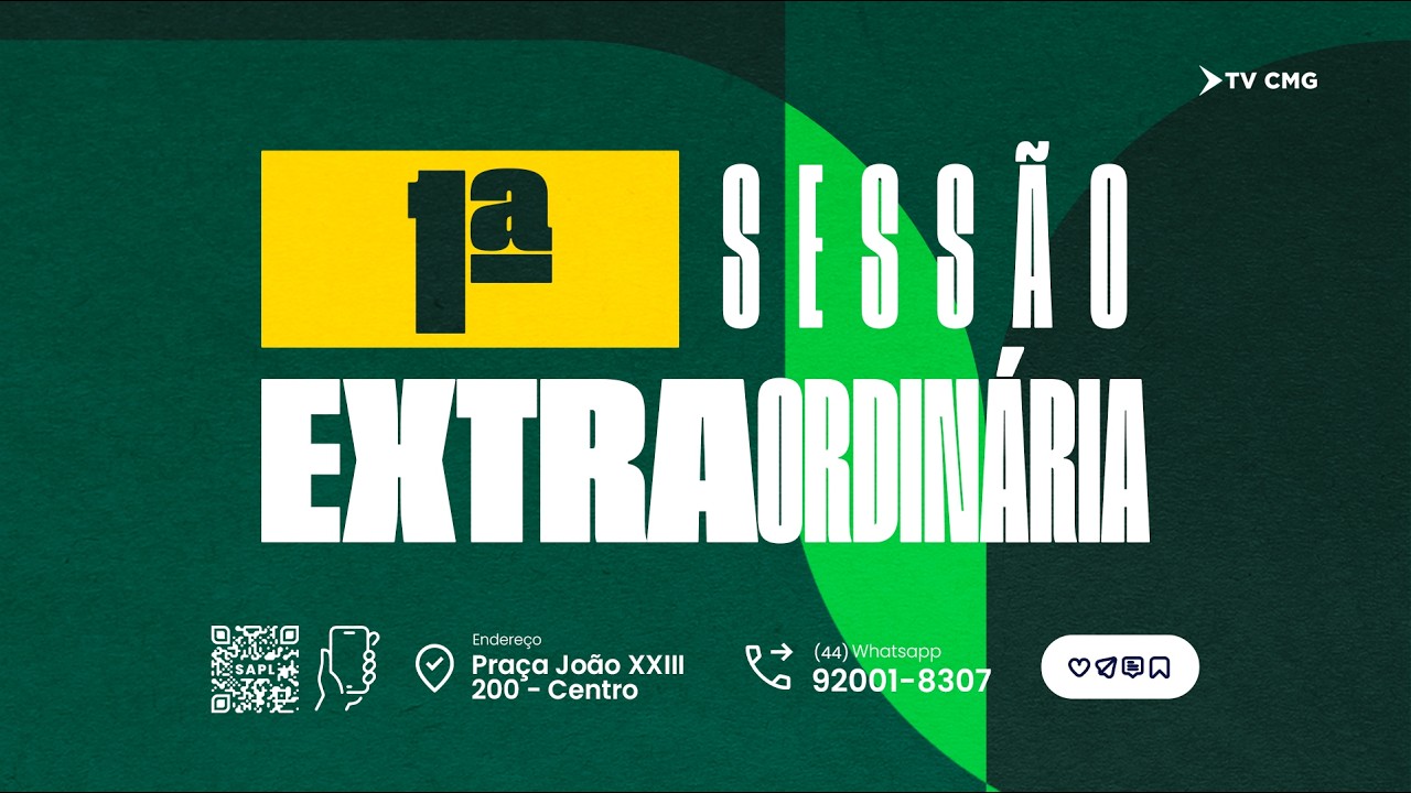 1ª Sessão Extraordinária