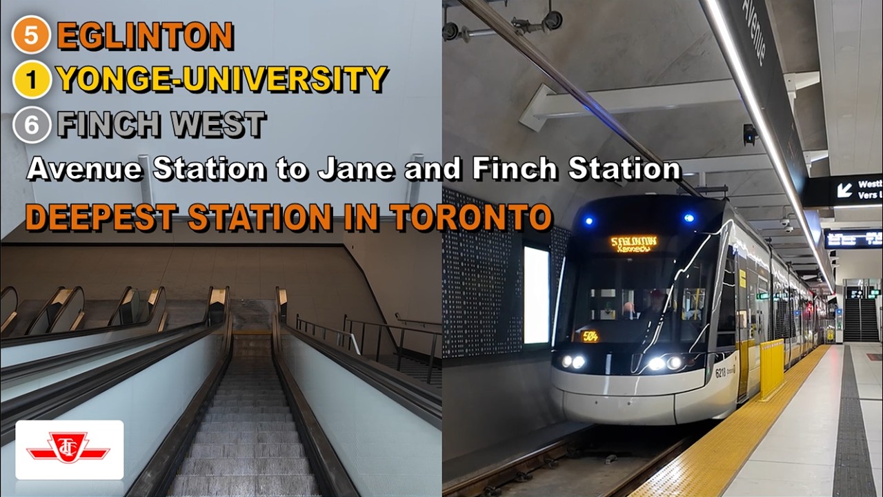 TTC POV Ride: Avenue Station to Jane and Finch Station Via Cedarvale Station