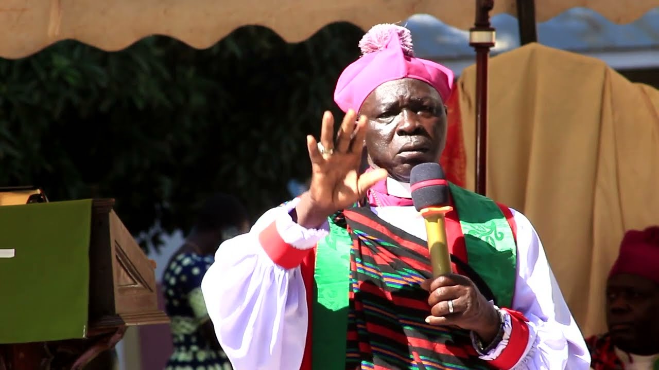 Bishop Charles Odurkami words of encouragement to christians of Kumi diocese.Part A.