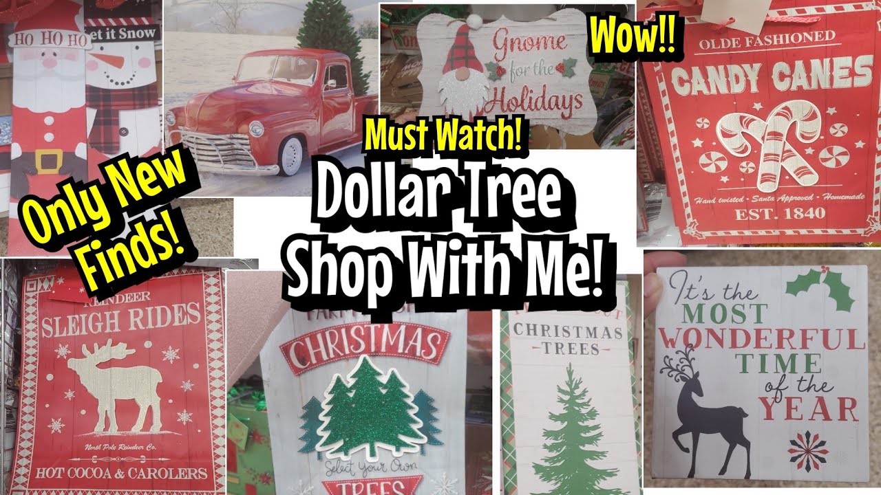 ALL NEW DOLLAR TREE SHOP WITH ME CHRISTMAS 2020 & MORE!