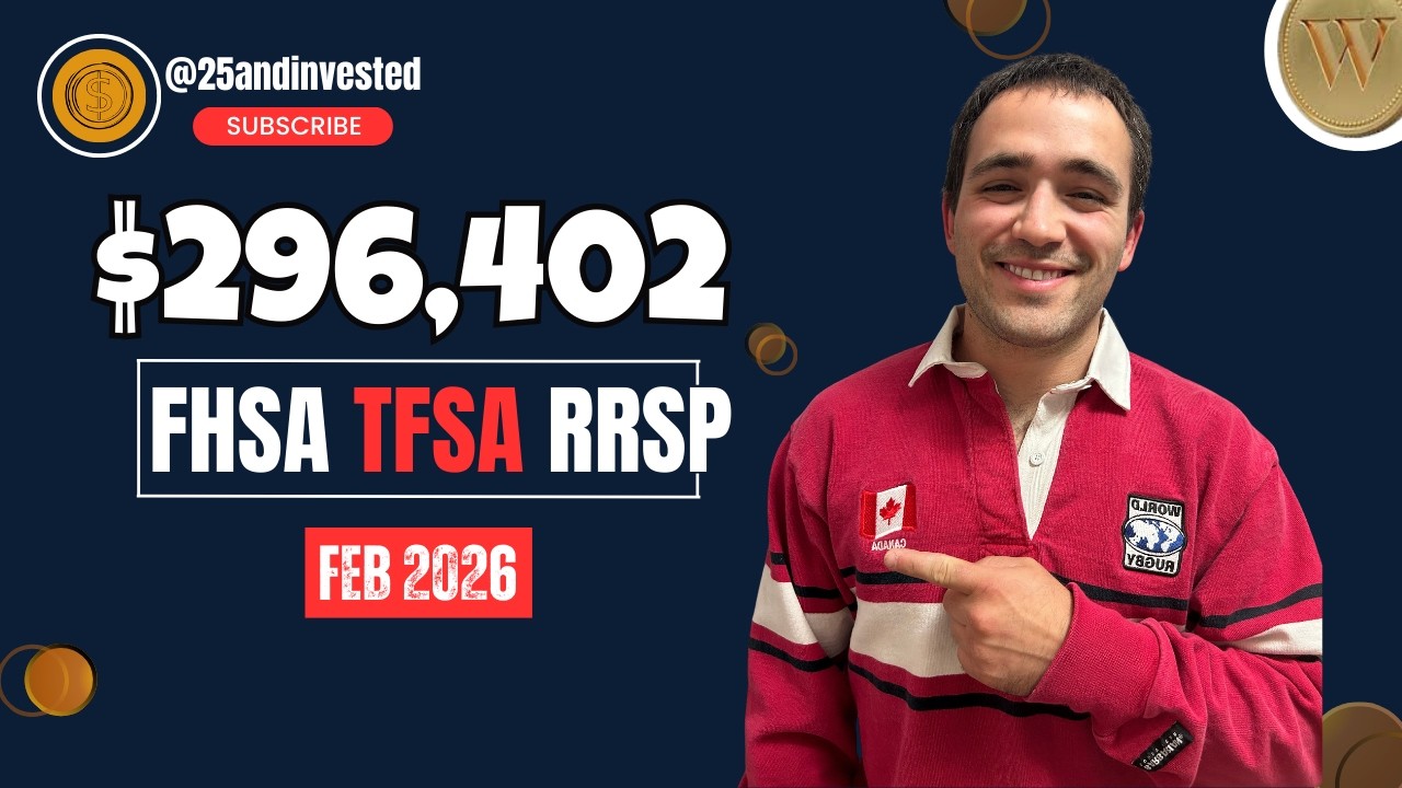 Обновление информации о портфеле акций на сумму 296 402 доллара США (TFSA, FHSA, RRSP).