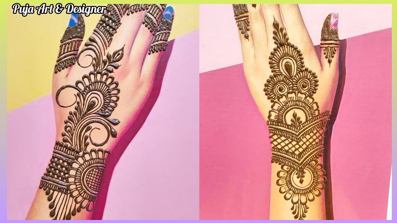 Top 2 Beautiful & Stylish Mehndi Design |Simple & Latest Mehndi Design for Beginners|