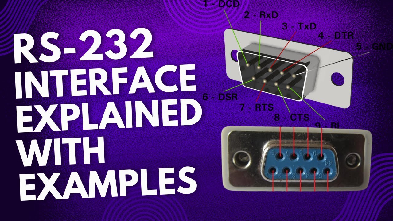 RS 232 Interface Explained with Examples for Beginners in 3 Minutes