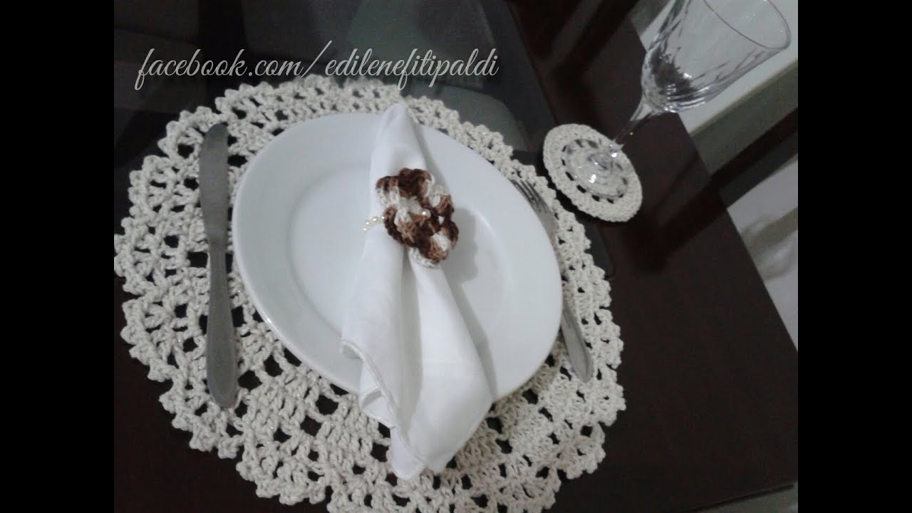 Sousplat  Maravilha em Crochê