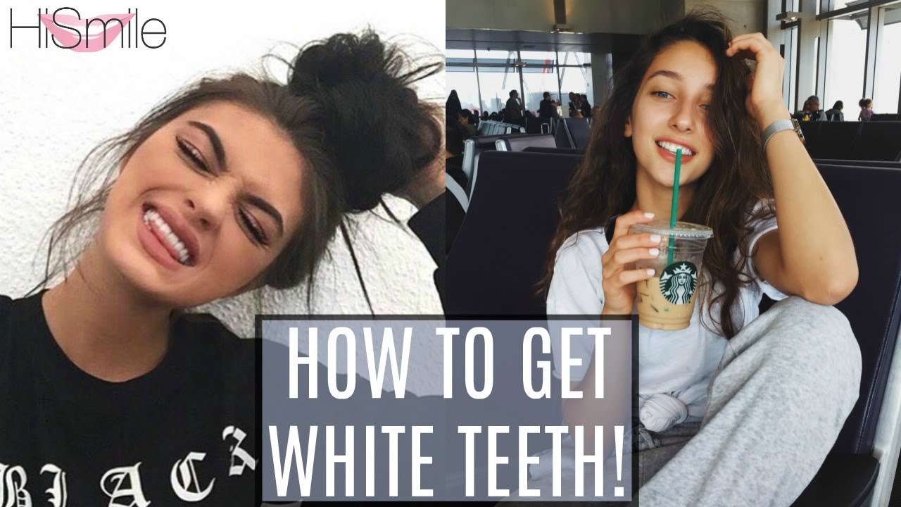 WHITE TEETH IN 1 WEEK?! ft. Hailey Sani