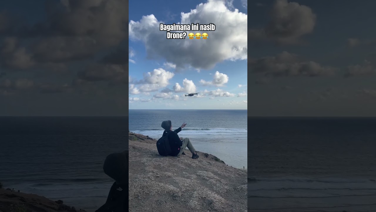 Ketika angin kencang, kegalauan yg tinggi untuk terbangkan drone tapi tetap PEDE 😁
