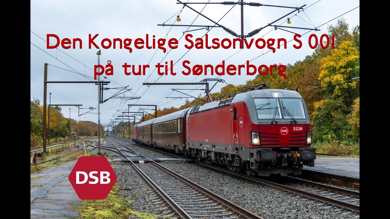 👑Den Kongelige Salonvogn S 001 på tur til Sønderborg - 29-10-2025