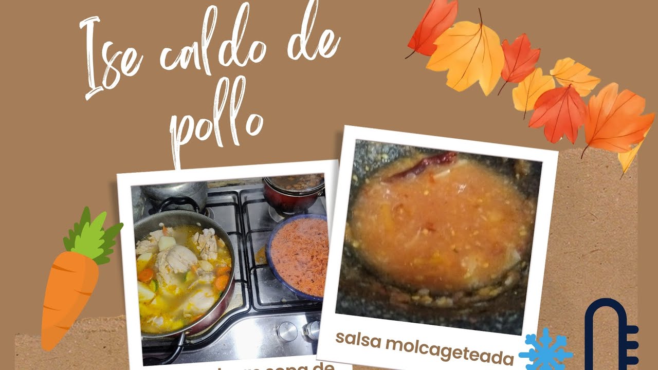 Almuerzo➕caldito de pollo 🍗🥣pal 🥶