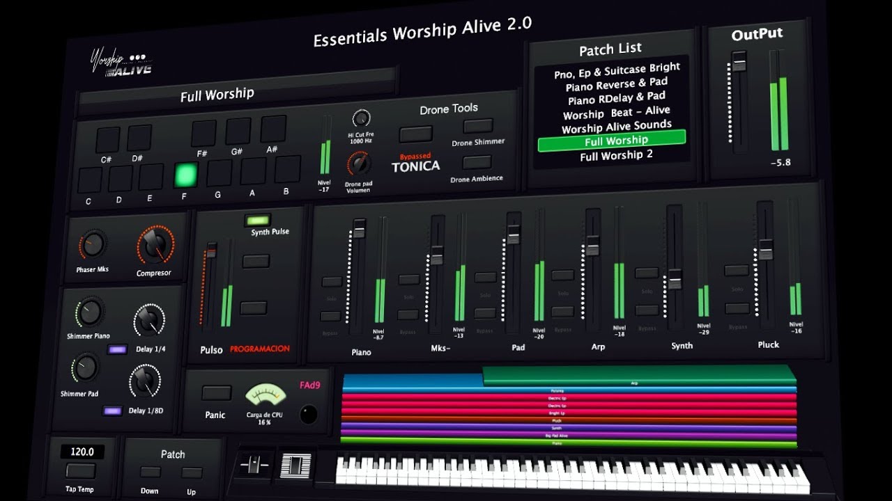 Essentials Worship Alive 2.0  -  for MainStage 3