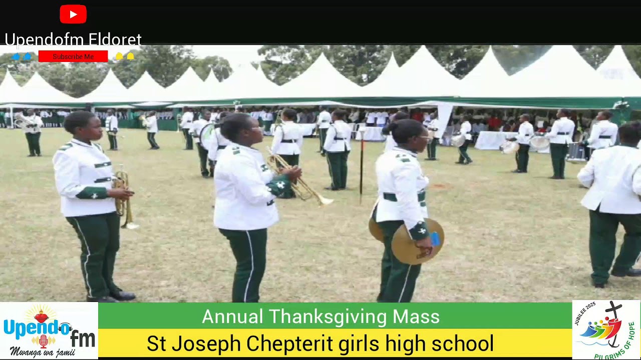 St Joseph Chepterit girls high school Thanksgiving Mass