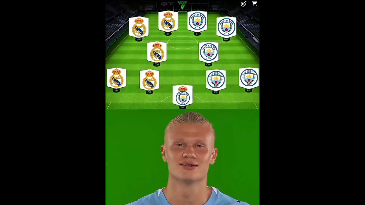 Real Madrid x Man city💀#eafc24 #shorts #eafifa #fifamobile #fifa23 #fifa22 #easports #football