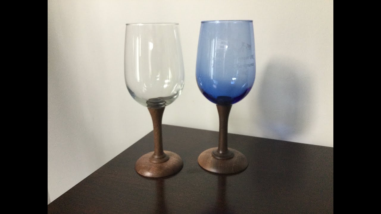Turning a Wine Glass Stem (Less talk, more turning version)