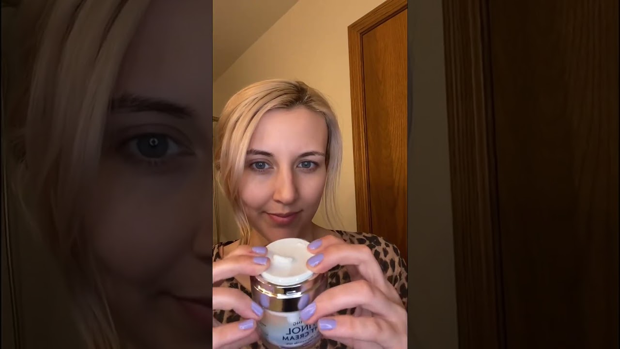 Hydrating night cream for glowing skin #skincare