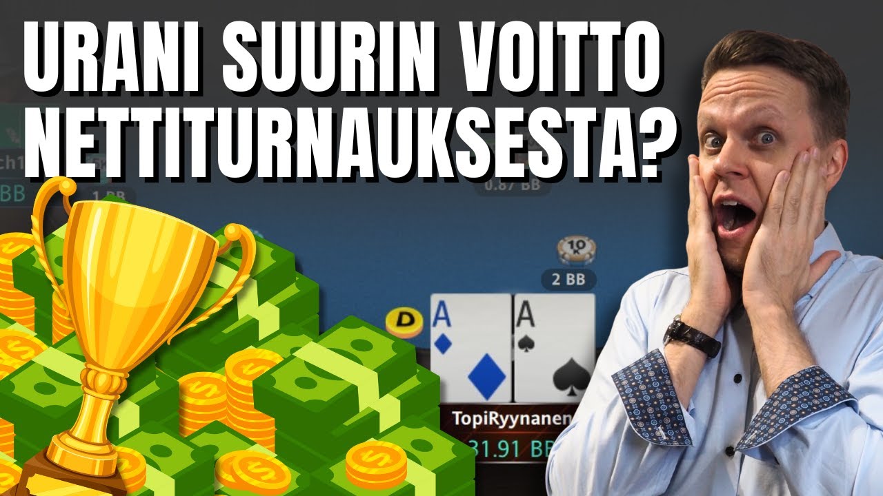 Taistelen voitosta 100 000 euron turnauksessa Veikkauksen nettipokerissa!