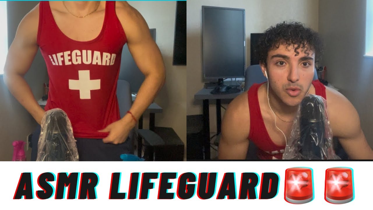 ASMR Lifeguard Saves you! 🚑