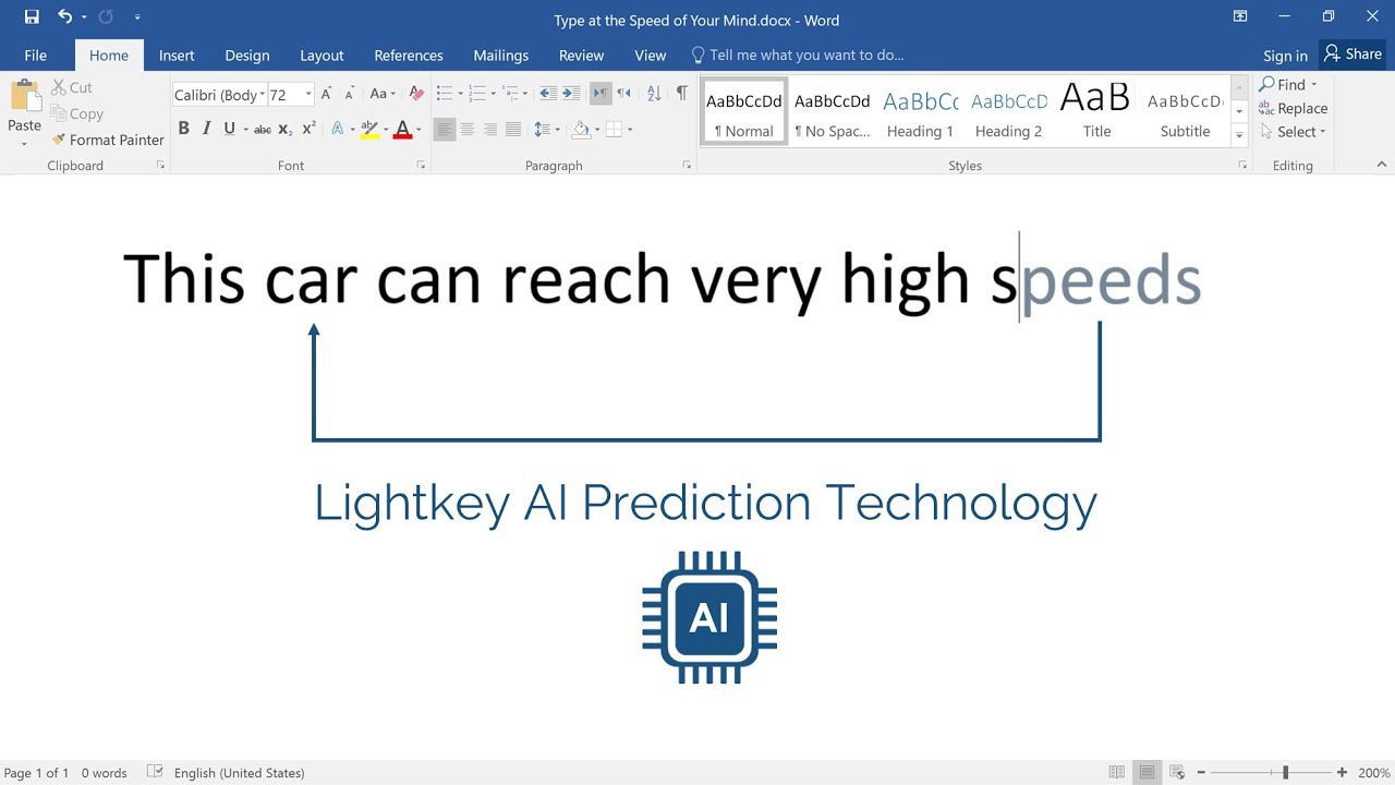 Lightkey Powered by AI - Text Prediction Software for Windows
